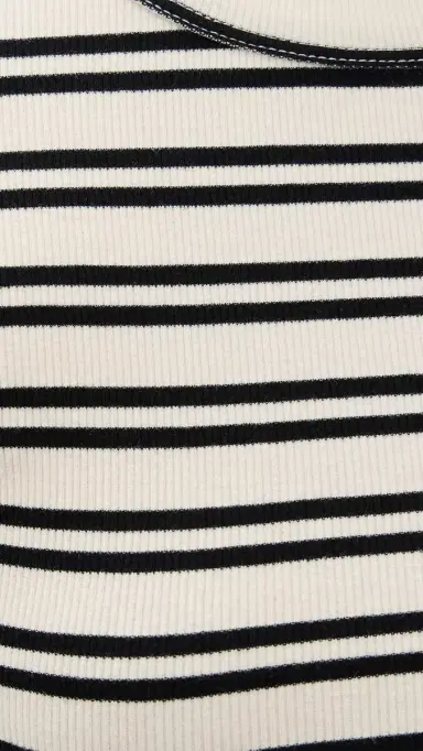 LE BOP Hadley Shirt Black/White Stripe | Thumbnail 6