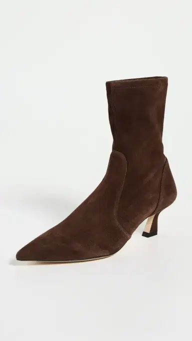 Stuart Weitzman Vinnie 50 Booties Walnut 5 | Thumbnail 2