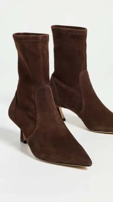 Stuart Weitzman Vinnie 50 Booties Walnut 5 | Thumbnail 5