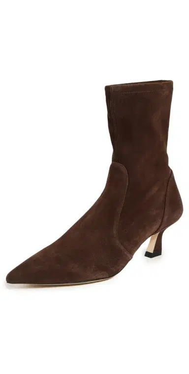 Stuart Weitzman Vinnie 50 Booties Walnut 5 | Thumbnail 1