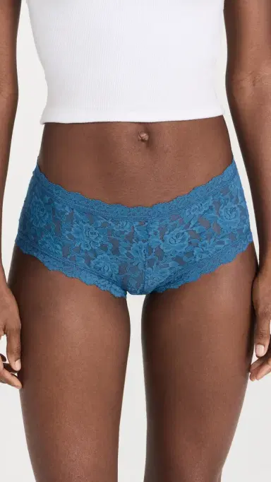 Hanky Panky Lace Boy Shorts 3 Pack omething Blue | Thumbnail 3