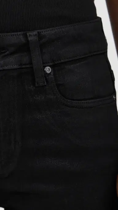 PAIGE Laurel Canyon Jeans Black Fog Luxe Coating 33 | Thumbnail 6