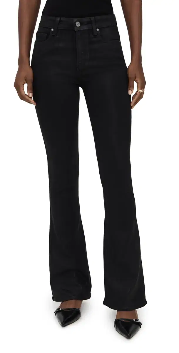 Laurel Canyon Jeans Black Fog Luxe Coating