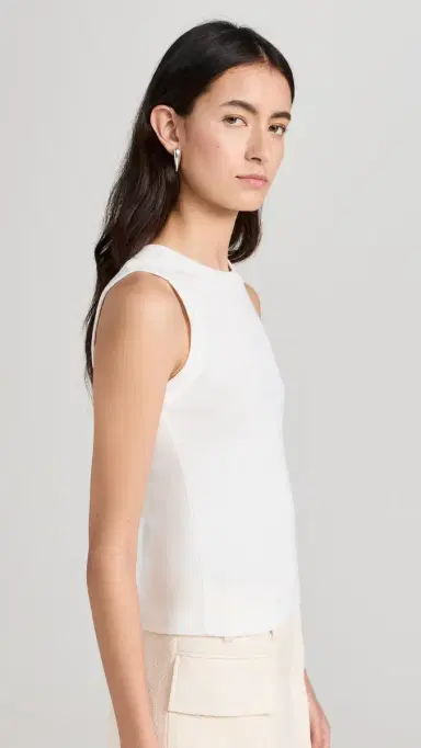 A.L.C. A. L.C. Hadley Tank White L | Thumbnail 4