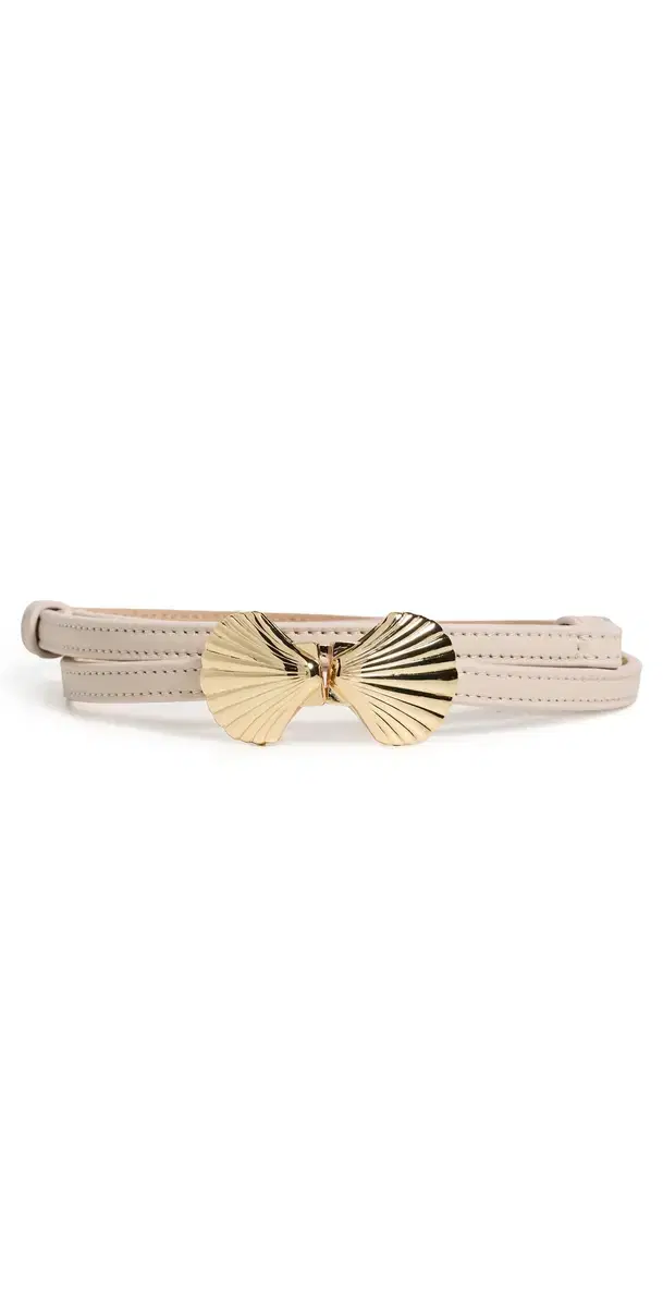Shelbi Belt Bone Gold One Size