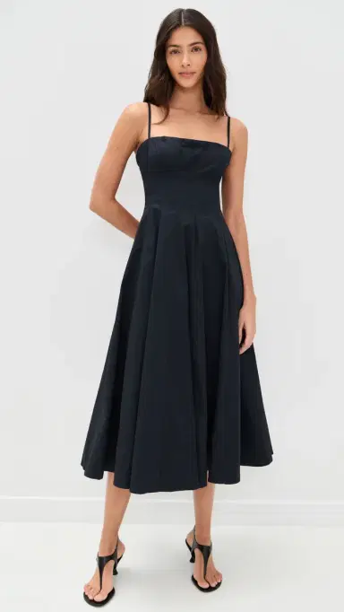 Staud Wylie Dress Black | Thumbnail 2 Staud Wylie Dress Black | Thumbnail 2