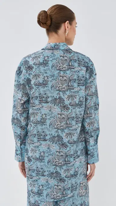STAUD Sandbar Top Sky Toile | Thumbnail 3