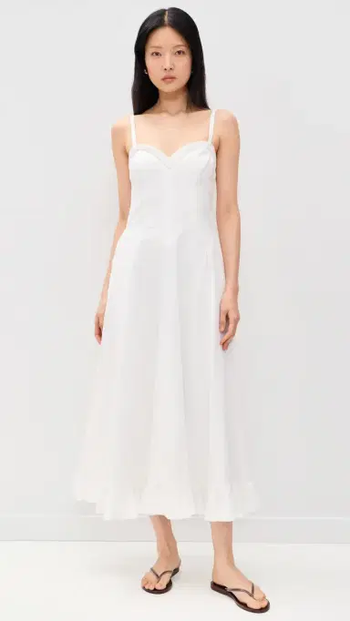 Free People Another Season Midi Dress Coconut ilk | Thumbnail 2