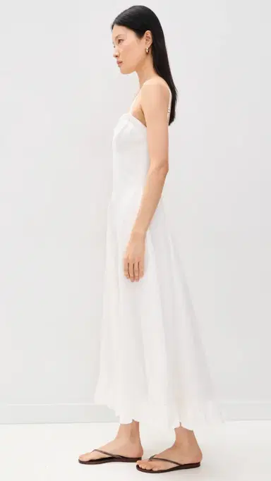 Free People Another Season Midi Dress Coconut ilk | Thumbnail 4