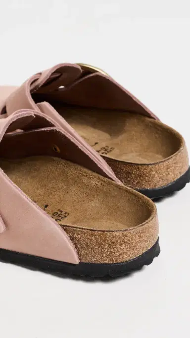 Birkenstock Boston Big Buckle Clogs Soft Pink | Thumbnail 4