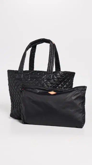 MZ Wallace Medium Metro Deluxe Tote Bag Black One Size | Thumbnail 5 MZ Wallace Medium Metro Deluxe Tote Bag Black One Size | Thumbnail 5
