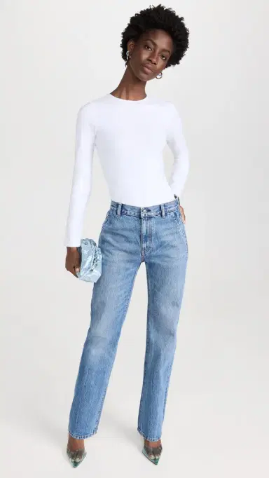 Ambitionist Everyday Classic Long Sleeve Thong Bodysuit White | Thumbnail 5 Ambitionist Everyday Classic Long Sleeve Thong Bodysuit White | Thumbnail 5