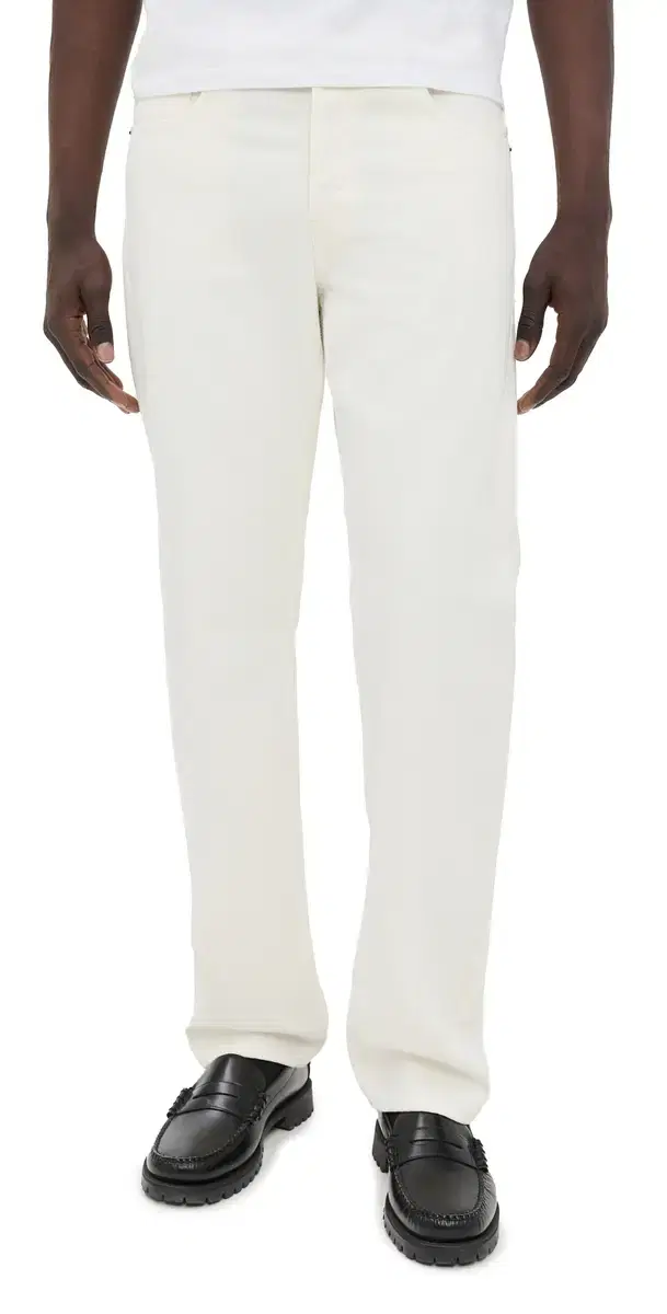The Straight Jeans Off White