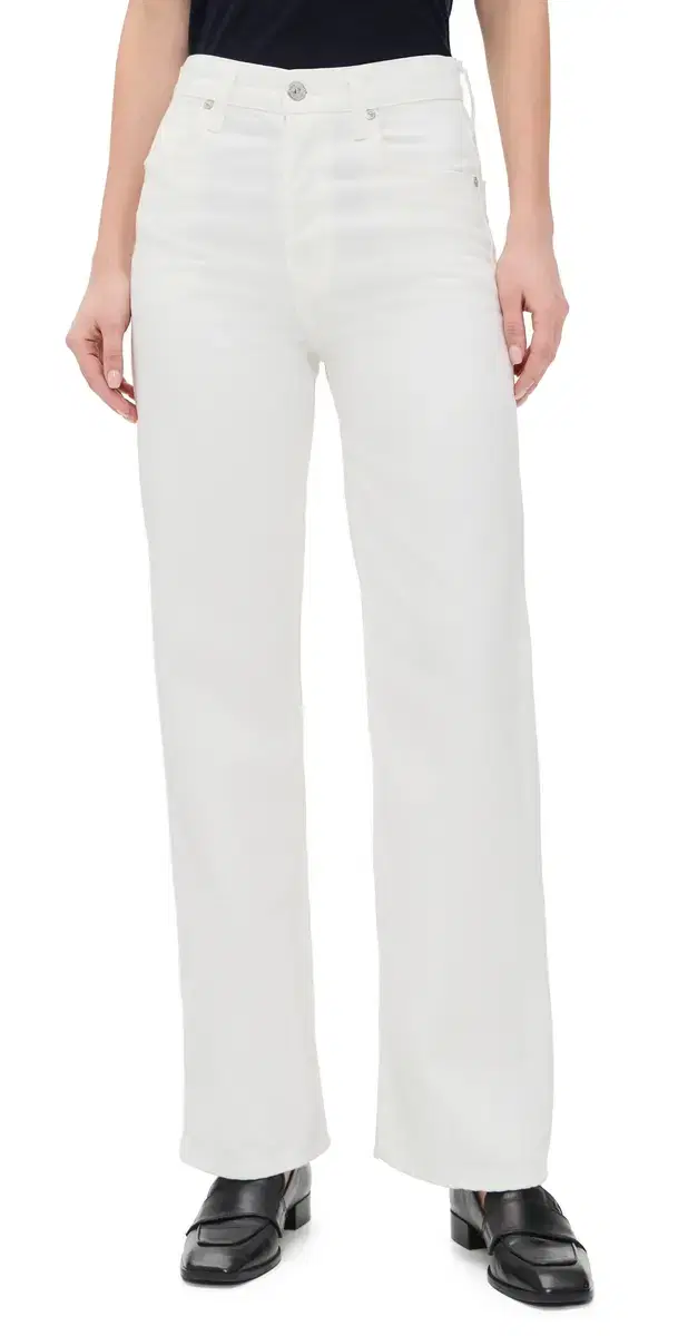 Annina Straight Leg Jeans Soft White