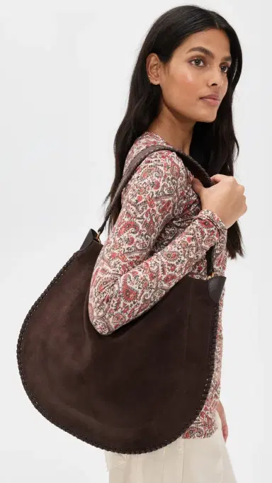 Isabel Marant Oskan Hobo Soft Bag Coffee | Thumbnail 3 Isabel Marant Oskan Hobo Soft Bag Coffee | Thumbnail 3