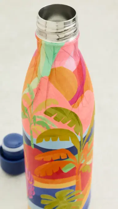 Farm Rio Color of Brazil Stay Fresh Water Bottle Multi | Thumbnail 3