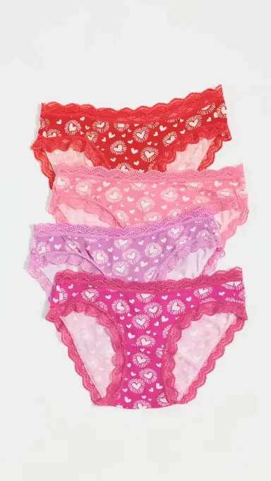 Stripe & Stare Original Knicker Four Packove Shock Love Shock | Thumbnail 2