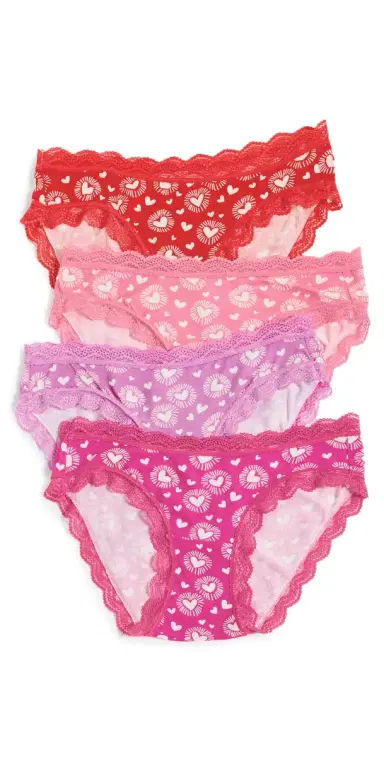 Stripe & Stare Original Knicker Four Packove Shock Love Shock | Thumbnail 1