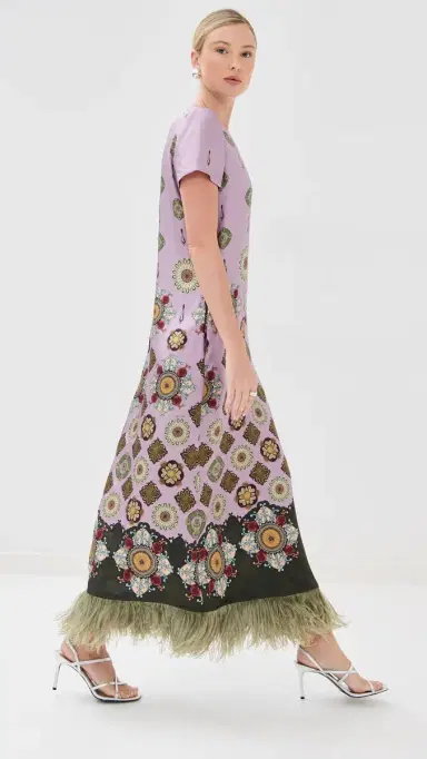 La DoubleJ Feather wing Dress Nucleus Placee | Thumbnail 4