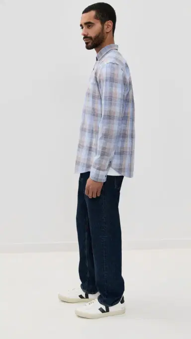 Billy Reid Hutcheson Sport Shirt Multi | Thumbnail 4