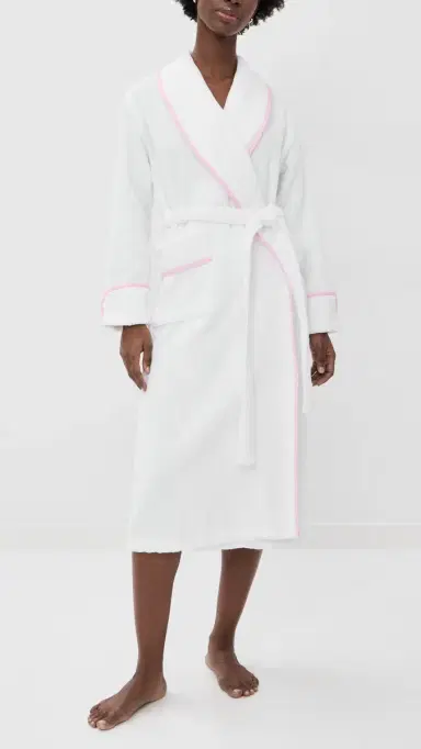 Hill House Home The Hotel Robe Light Pink S/M | Thumbnail 2