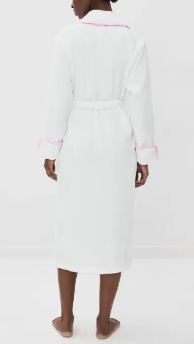 Hill House Home The Hotel Robe Light Pink S/M | Thumbnail 3
