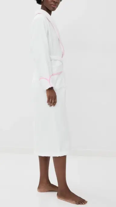 Hill House Home The Hotel Robe Light Pink S/M | Thumbnail 4