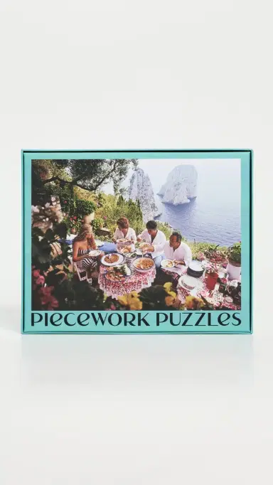 Piecework Puzzles Al Fresco On Capri Puzzle Stiped | Thumbnail 3