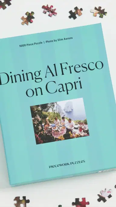 Piecework Puzzles Al Fresco On Capri Puzzle Stiped | Thumbnail 4