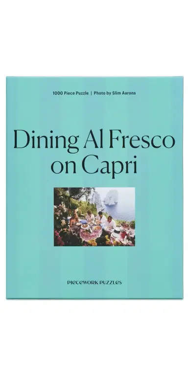 Piecework Puzzles Al Fresco On Capri Puzzle Stiped | Thumbnail 1