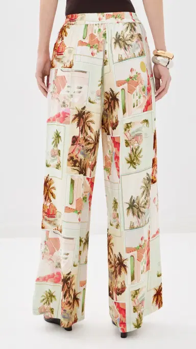 MINKPINK Dolce Drawstring Pants Vintage Postcards S | Thumbnail 3 MINKPINK Dolce Drawstring Pants Vintage Postcards S | Thumbnail 3