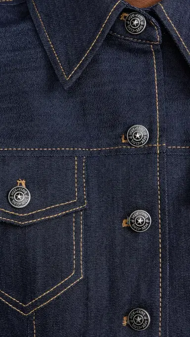 Cinq à Sept Denim Scrunched Canyon Jacket | Thumbnail 6 Cinq à Sept Denim Scrunched Canyon Jacket | Thumbnail 6