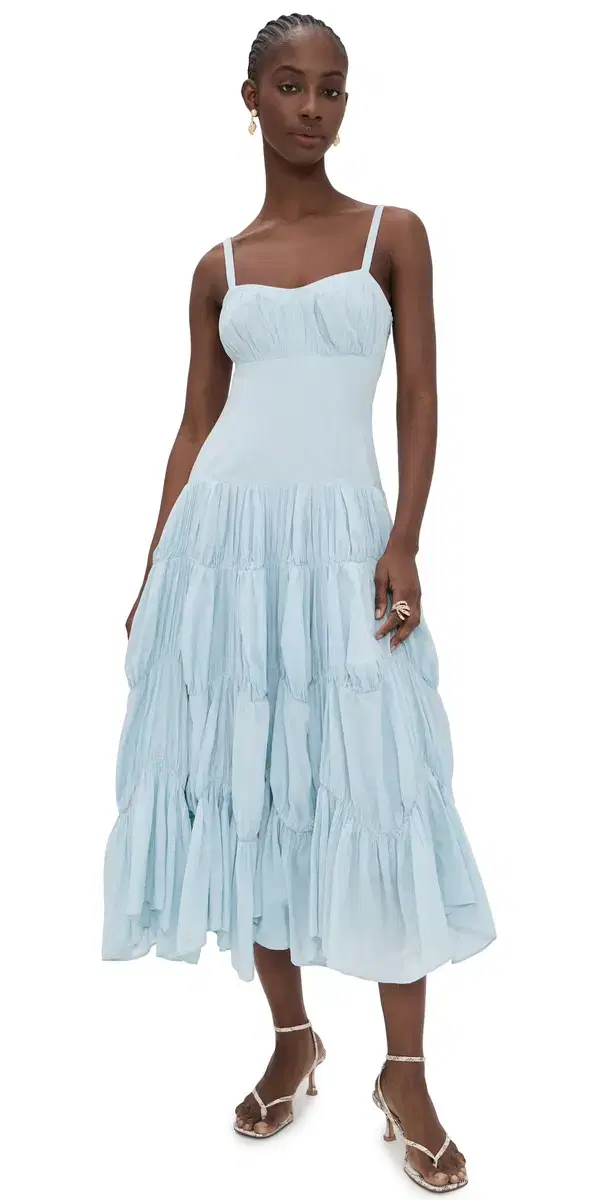 Emmalina Midi Dress Adriatic
