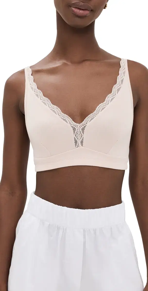 Stripe & Stare The Lace Plunge Bralette and