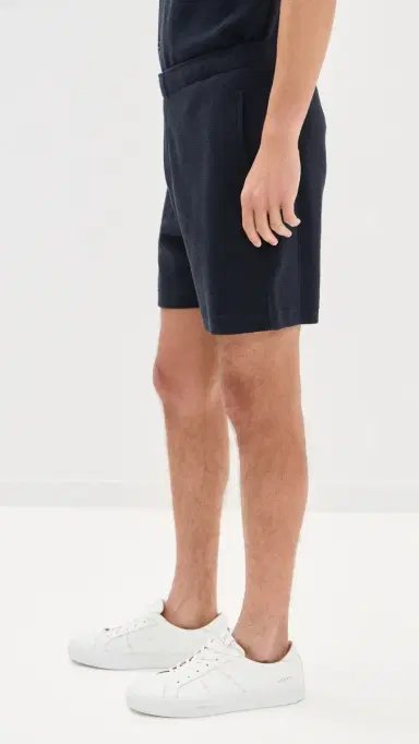 Vince Boucle Pull On Shorts 6 Coastal L | Thumbnail 4 Vince Boucle Pull On Shorts 6 Coastal L | Thumbnail 4