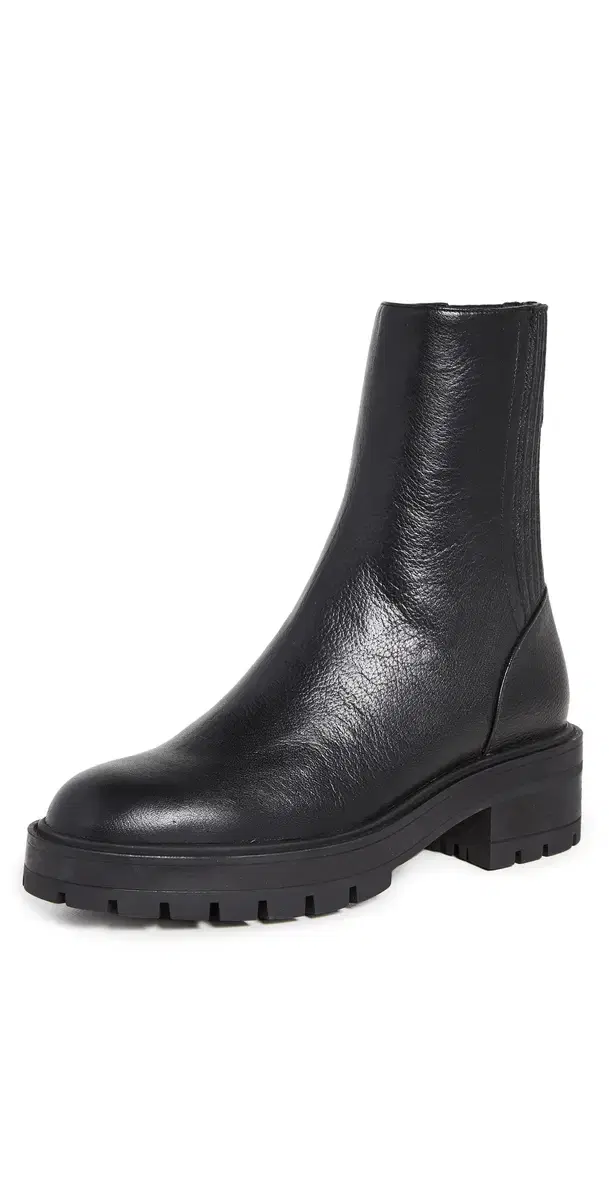 Saint Honore Combat Booties Black
