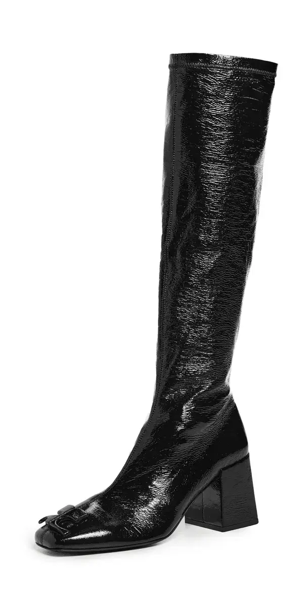 Reedition Vinyl Boots Black