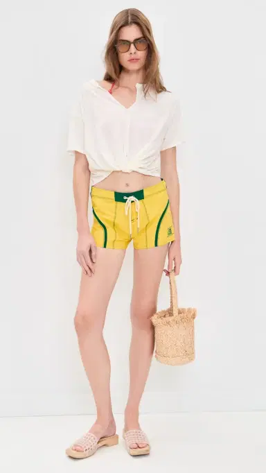 Made Some Sportswear Shorts Yellow/Green | Thumbnail 5
