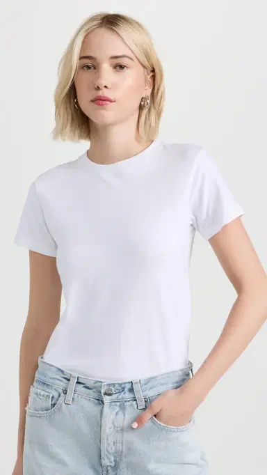 Ambitionist Boxy Tee Thong Bodysuit White | Thumbnail 2