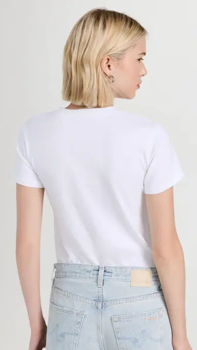 Ambitionist Boxy Tee Thong Bodysuit White | Thumbnail 3