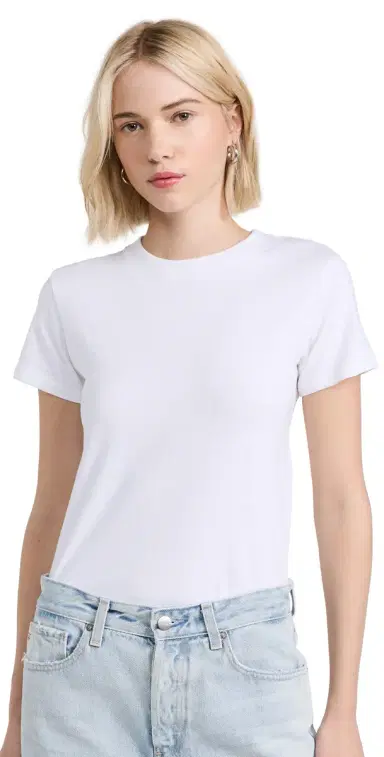 Ambitionist Boxy Tee Thong Bodysuit White | Thumbnail 1