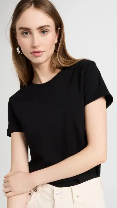 Ambitionist Boxy Tee Thong Bodysuit Black | Thumbnail 2