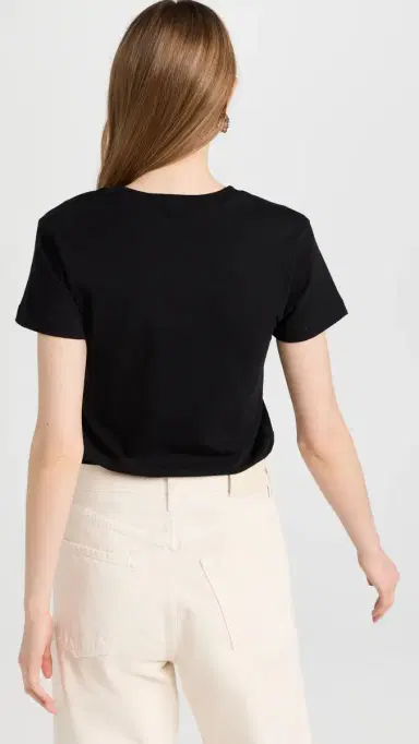 Ambitionist Boxy Tee Thong Bodysuit Black | Thumbnail 3