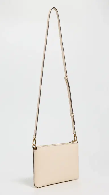 Tory Burch Mercer Pebbled Wallet Crossbody New | Thumbnail 4 Tory Burch Mercer Pebbled Wallet Crossbody New | Thumbnail 4