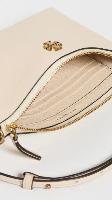 Tory Burch Mercer Pebbled Wallet Crossbody New | Thumbnail 6 Tory Burch Mercer Pebbled Wallet Crossbody New | Thumbnail 6