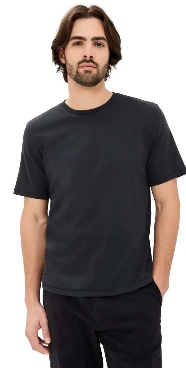 Pima Interlock Tee Black