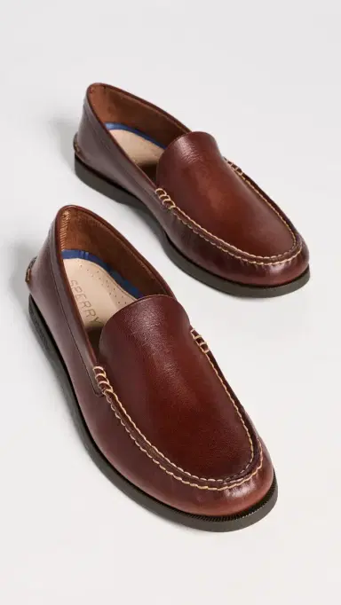 Sperry Authentic Original Leather Venetian Loafers Other Brown 9 | Thumbnail 4