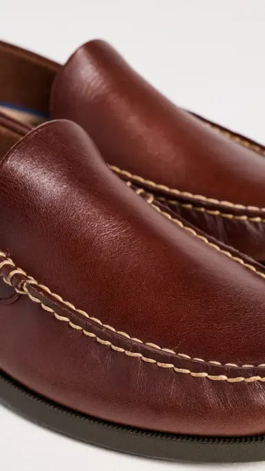 Sperry Authentic Original Leather Venetian Loafers Other Brown 9 | Thumbnail 5