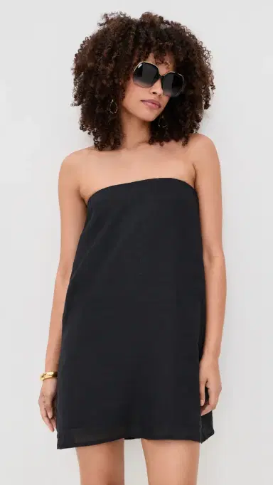 MIKOH Arden Linen Mini Dress Night | Thumbnail 2 MIKOH Arden Linen Mini Dress Night | Thumbnail 2