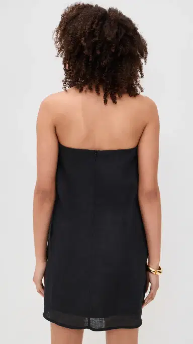 MIKOH Arden Linen Mini Dress Night | Thumbnail 3 MIKOH Arden Linen Mini Dress Night | Thumbnail 3